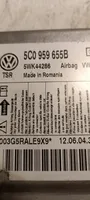 Skoda Yeti (5L) Sterownik / Moduł Airbag 5C0959655B