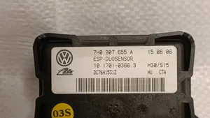 Volkswagen Touran I Sensor ESP de aceleración de frecuencia del intermitente 7H0907655A