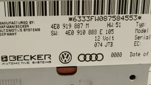 Audi A4 S4 B8 8K Navigaatioyksikkö CD/DVD-soitin 4E0919887M