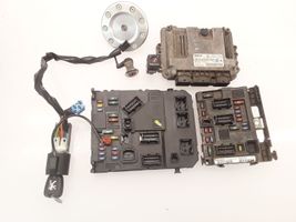 Peugeot 206 Engine ECU kit and lock set 028101560