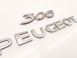 Peugeot 306 Emblemat / Znaczek tylny / Litery modelu 