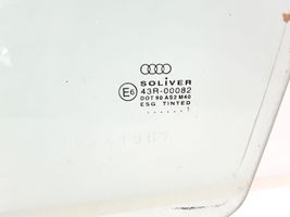 Audi A6 S6 C5 4B Front door window glass four-door 43R00082