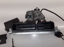 Volkswagen Lupo Juego de cerradura y set ECU del motor 0281011322