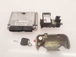 Opel Vectra B Engine ECU kit and lock set 0281001633