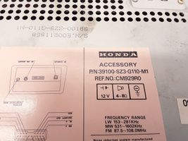Honda Legend III KA9 Radio/CD/DVD/GPS-pääyksikkö 39100SZ3G110