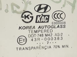 Hyundai Sonata Pagrindinis galinių durų stiklas 43R000383