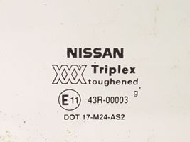 Nissan Primera Pagrindinis priekinių durų stiklas (keturdurio) 43R00003