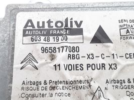 Citroen C5 Centralina/modulo airbag 9658177080