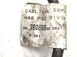 Citroen Xsara Picasso Câble négatif masse batterie 9636086880