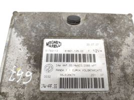 Fiat Panda II Kit centralina motore ECU e serratura 51793113