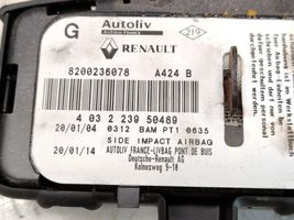 Renault Laguna II Airbag de siège 8200236078