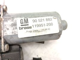 Opel Astra G Priekšpusē elektriskā loga pacelšanas mehānisma komplekts 90521882