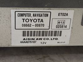 Toyota Avensis T250 Reproductor CD/DVD y unidad de navegación 0866200870