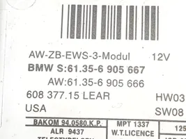 BMW Z4 E85 E86 Komputer / Sterownik ECU i komplet kluczy 7527072