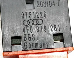 Audi A6 S6 C6 4F Hätävilkkujen kytkin 4F0927134