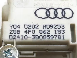 Audi A6 S6 C6 4F Degalų bako dangtelio spynos varikliukas 4F0862153