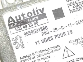 Peugeot 607 Module de contrôle airbag 9659531880