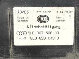 Audi A3 S3 8L Oro kondicionieriaus/ klimato/ pečiuko valdymo blokas (salone) 5HB007608