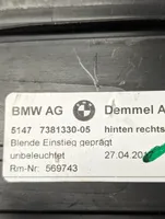 BMW 5 G30 G31 Rivestimento posteriore minigonna laterale 7381330