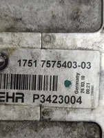 BMW 5 F10 F11 Радиатор интеркулера 7575403