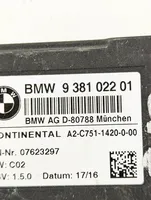 BMW 7 G11 G12 Module de commande de siège 9381022