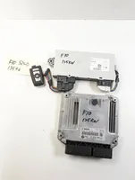 BMW 5 F10 F11 Komputer / Sterownik ECU i komplet kluczy 8574091