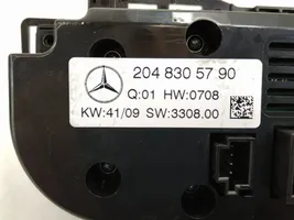 Mercedes-Benz C W204 Oro kondicionieriaus/ klimato/ pečiuko valdymo blokas (salone) 