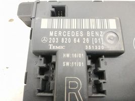 Mercedes-Benz C W203 Sterownik / Moduł drzwi 