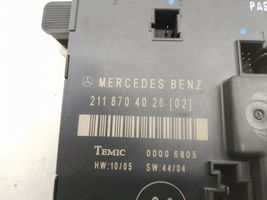 Mercedes-Benz E W211 Centralina/modulo portiere 