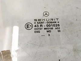 Mercedes-Benz CLK A209 C209 Etuoven ikkunalasi, neliovinen malli 2097250410