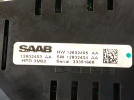 Saab 9-3 Ver2 Monitor / wyświetlacz / ekran 12802405