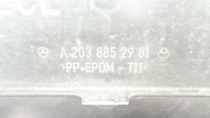 Mercedes-Benz C W203 Ramka przedniej tablicy rejestracyjnej 2038852981