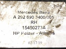 Mercedes-Benz GLE (W166 - C292) Rear arch fender liner splash guards 