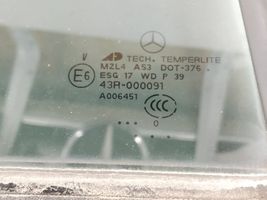 Mercedes-Benz ML W164 Mazais stikls "A" aizmugurējās durvīs 