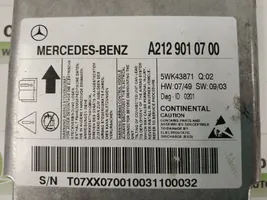 Mercedes-Benz E W212 Module de contrôle airbag DALISID2117