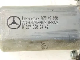 Mercedes-Benz E C207 W207 Podnośnik szyby drzwi z silniczkiem 