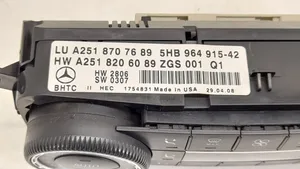 Mercedes-Benz R W251 Блок управления кондиционера воздуха / климата/ печки (в салоне) 