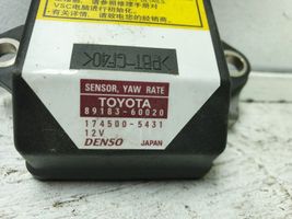 Toyota Land Cruiser (J120) Sensore di imbardata accelerazione ESP 8918360020