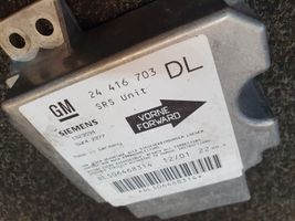 Opel Astra G Module de contrôle airbag 24416703DL