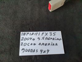 Infiniti FX Pas bezpieczeństwa fotela tylnego środkowego 