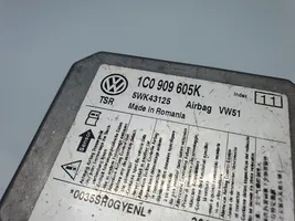 Volkswagen Fox Sterownik / Moduł Airbag 1C0909605K