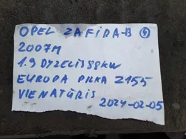 Opel Zafira B Inne części wnętrza samochodu 13170005