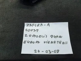 Opel Zafira A Serrure de porte arrière 24414134