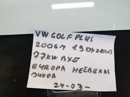Volkswagen Golf Plus Boulon de roue de secours 1K0803899B