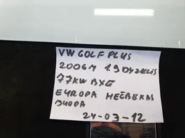 Volkswagen Golf Plus Klamka wewnętrzna drzwi tylnych 5M0837113