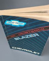 Chevrolet Blazer S10 Vartotojo instrukcija 