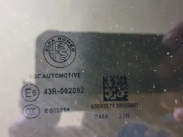 Alfa Romeo Giulia Vetro del finestrino della portiera posteriore 050557439059861