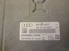 Audi A6 S6 C6 4F Ilmajousituksen ohjainlaite/moduuli, takana 4F0907552F