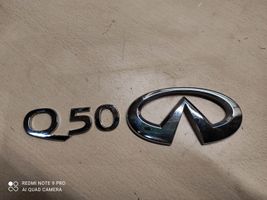 Infiniti Q50 Emblemat / Znaczek tylny / Litery modelu L53H