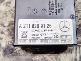 Mercedes-Benz SL AMG R230 Boîtier module alarme A2118209126
